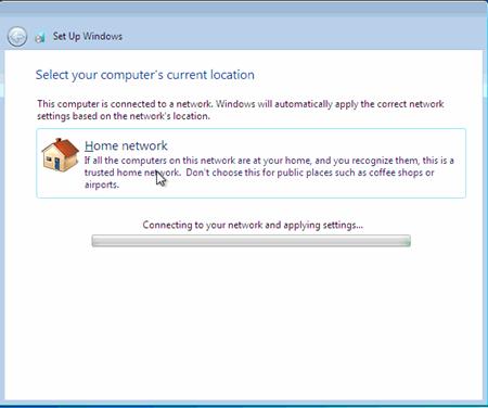 Windows tiến hành cài đặt kết nối mạng
